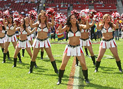 heerleader der Cologne Centurions