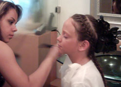 Vorbereitung zum Theaterst&uuml;ch Agrippina und Josephine in K&ouml;ln